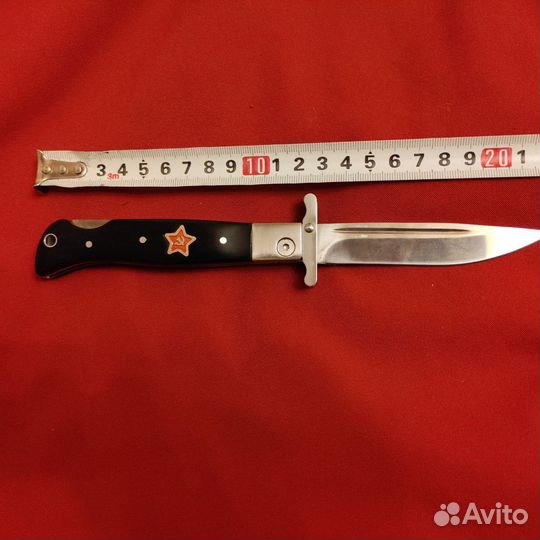 Финка нквд, сталь 95Х18,HRC60,Ковка,каленая,чехол