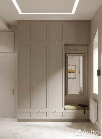 Шкафы для холла под заказ