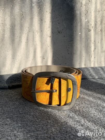 Дизайнерский кожаный ремень Adriano Ferraro Italy