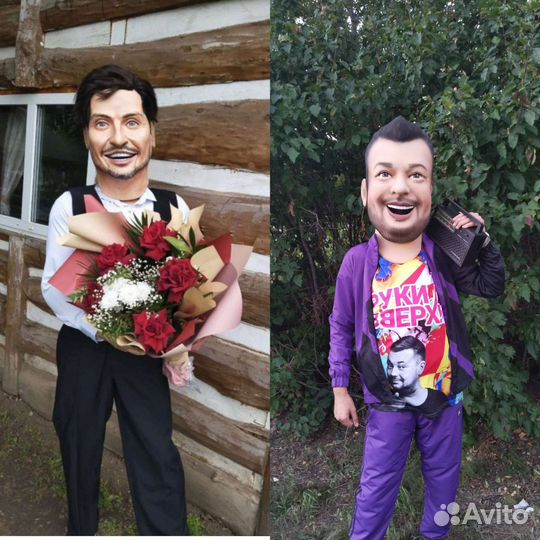 Ростовая кукла Пирожков,Жуков,Руки вверх,аниматор