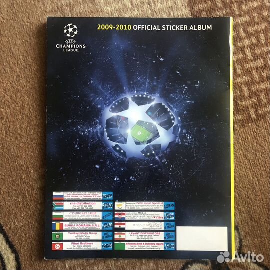 Альбом для наклеек panini Лига чемпионов 2009/2010