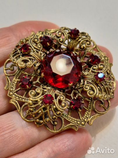 Брошь Чехия СССР