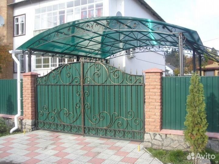 Поликарбонат Сотовый для крыши навеса забора 10 мм