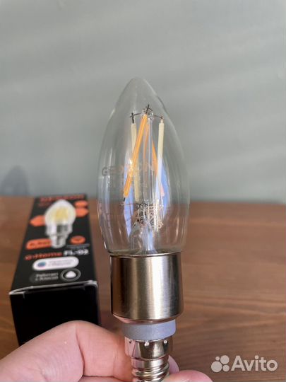 Умная филаментная лампа Geozon FL-02 E14 Wi-fi