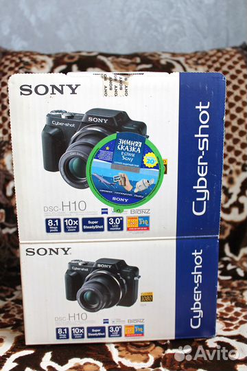 Цифровой фотоаппарат sony cyber shot dsc-h10