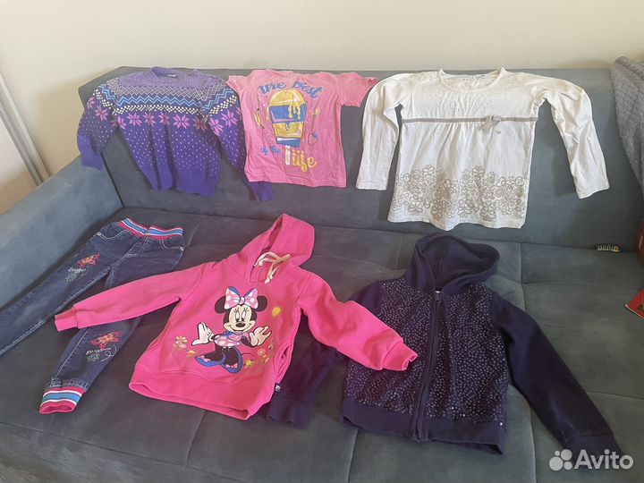 Вещи пакетом на девочку 4-5 лет