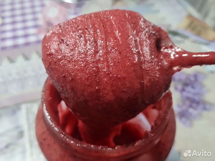 Крем-мед с клюквой