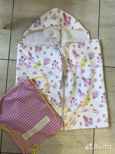 Полотенце пляжное с капюшоном monnalisa