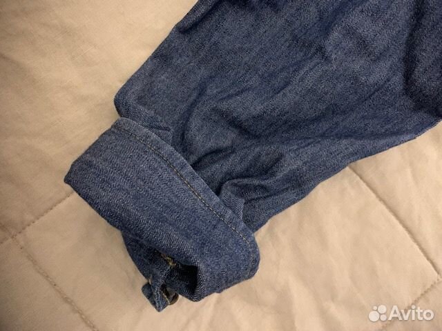 Джинсовая рубашка мужская xxl