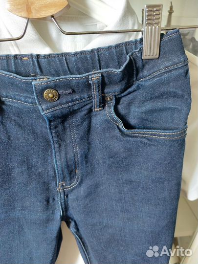 Uniqlo Джинсы темно синие 160рост