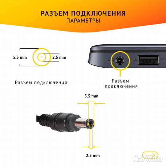 Блок питания Asus sadp-65NB