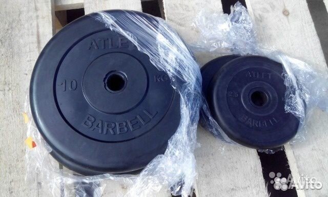 Диски для штанги (блины), грифы MB Barbell