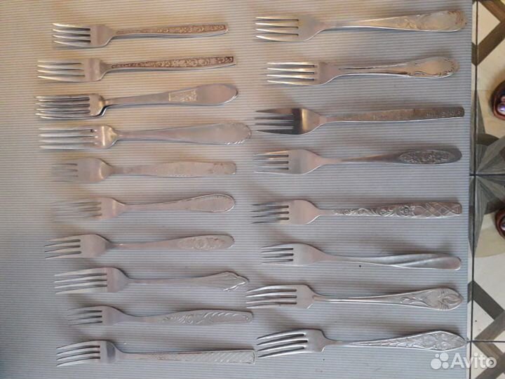 Столовые приборы мельхиор нержа СССР