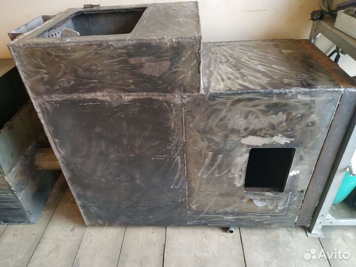 Печь для бани с баком