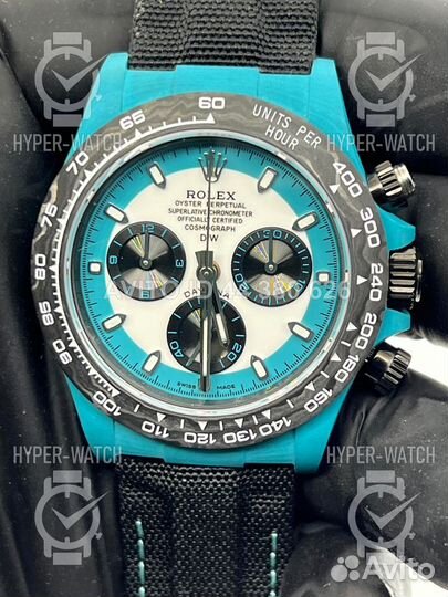 Часы Rolex Cosmograph Daytona Carbon DIW Blue Carb