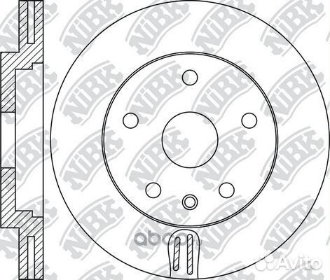Диск тормозной передний