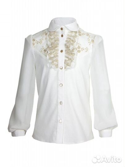 Блузка школьная Смена, д/д, р152(новая)