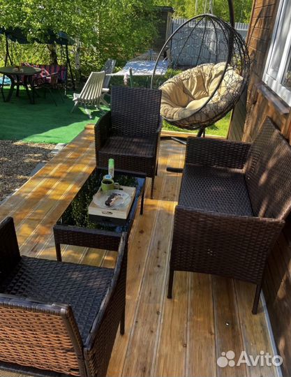 Комплект мебели из искуственного ротанга
