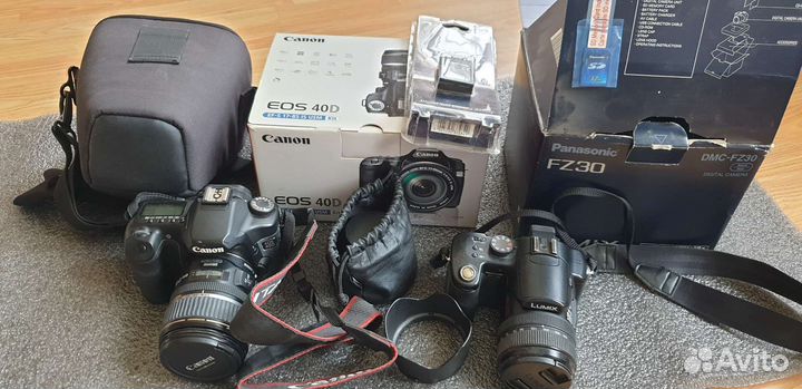 Canon eos 40 d +Lumix FZ30