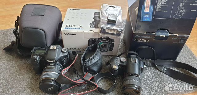 Canon eos 40 d +Lumix FZ30