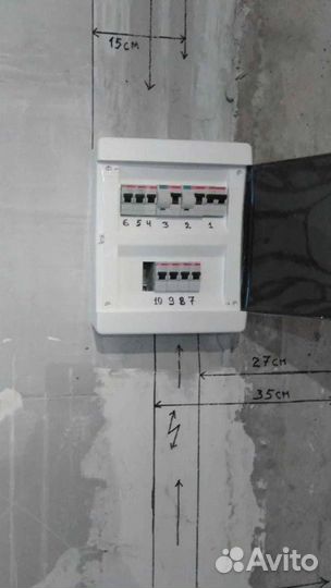 Электрик / услуги электрика под ключ / аварийный в