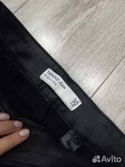 Брюки Next с покрытием под кожу 44