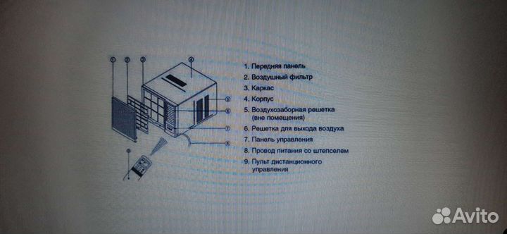 Оконный кондиционер б/у General Climate GCW-12HR
