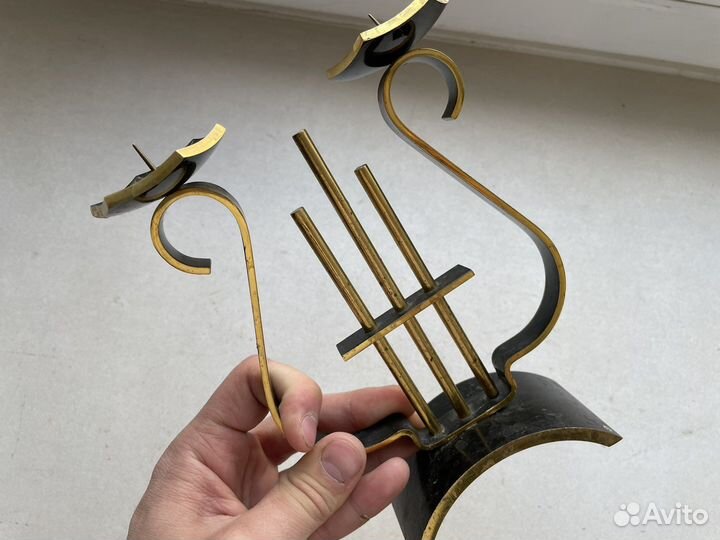 Посвечник лира ретро