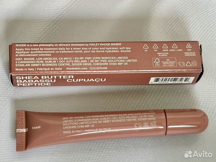 Rhode Peptide Lip Tint Toast Бальзам для губ Тинт