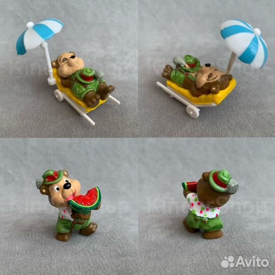 Киндер серия Медведи на рыбалке