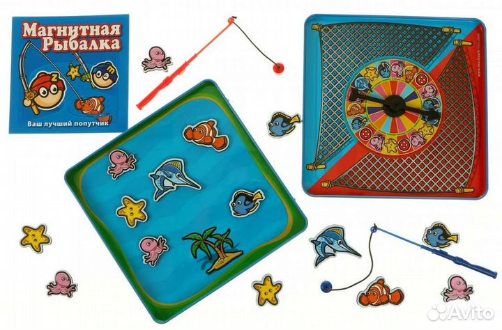 Магнитная рыбалка Игра настольная