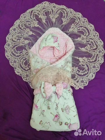 Одеяло на выписку холодная осень/весна