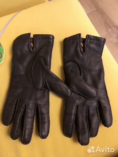 Перчатки кожаные женские