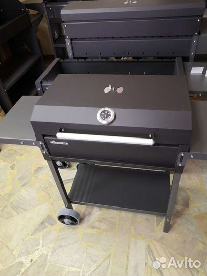 Мангал Гриль / Гриль угольный с крышкой BBQ