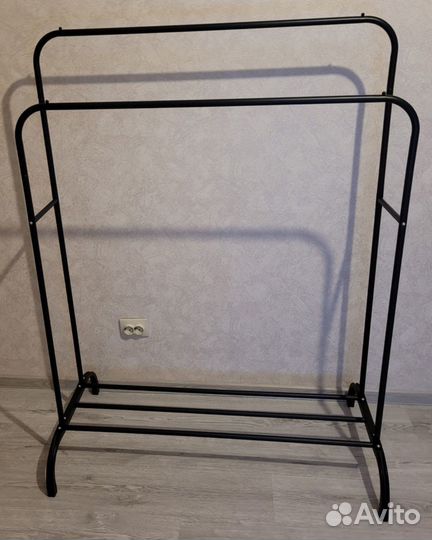 Вешалка напольная Черная\Белая