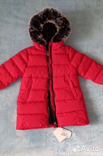 Пальто для девочки 104-110