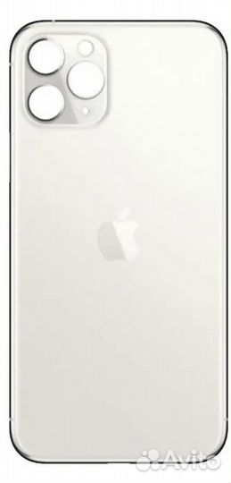 Заднее стекло на iPhone 11 pro белое