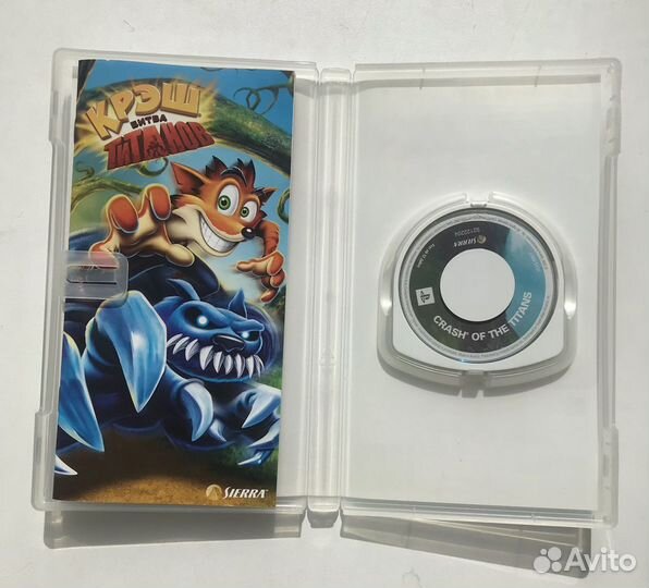 Крэш битва Титанов Crash of the Titans PSP