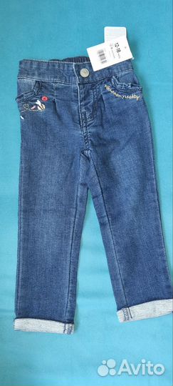 Джинсы mothercare 86 (12-18) новые
