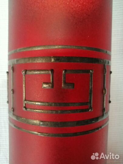 Ваза для цветов цветное стекло чехия