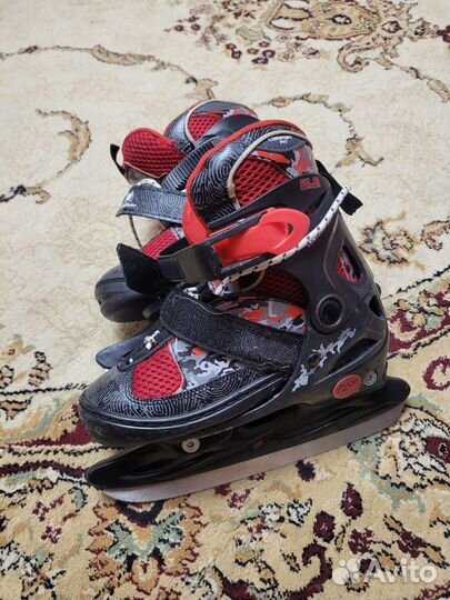 Коньки хоккейные детские 30 -33 размер