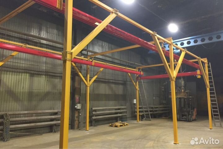 Подкрановые пути, эстакады