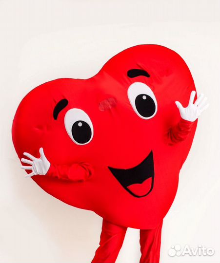 Костюм Сердце ростовая кукла