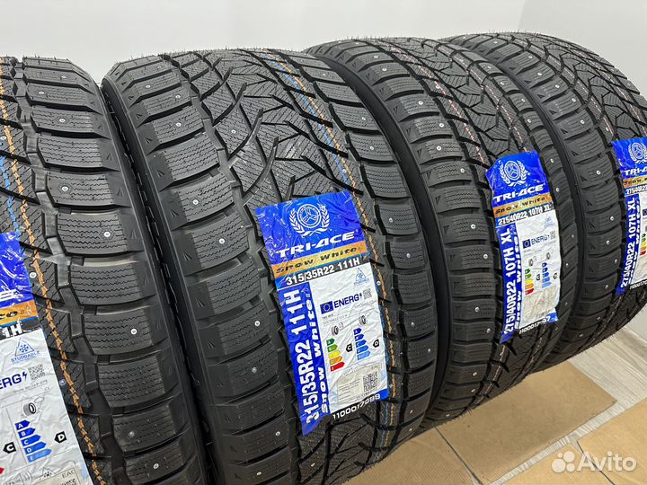Tri Ace Snow White II Stud 275/40 R22 и 315/35 R22 107H