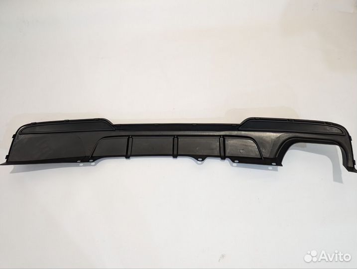 Диффузор заднего бампера Bmw f10 MP mat 2+0