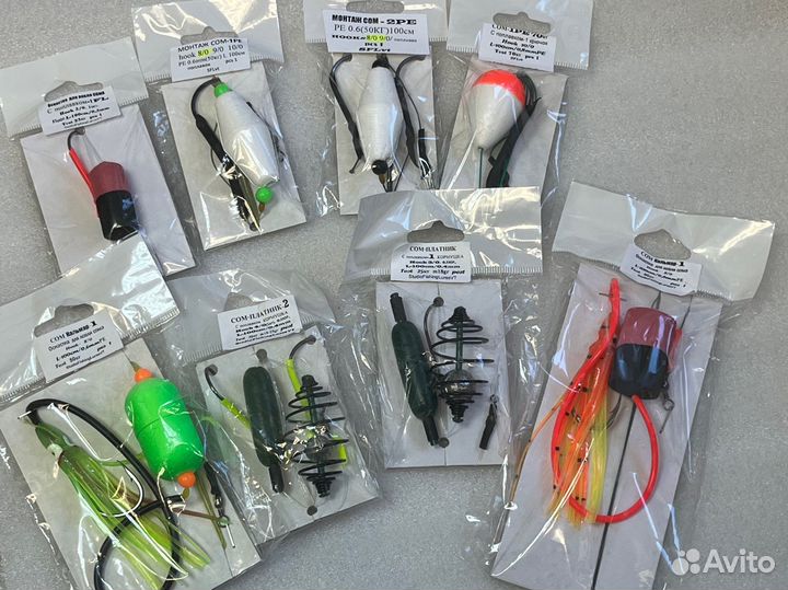 Монтажи для ловли сома