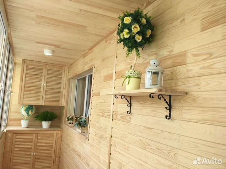 Обшивка балкона