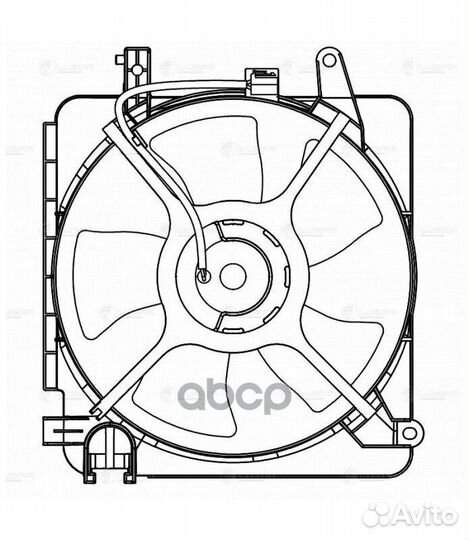 Вентилятор радиатора охлаждения LFK 0501 luzar