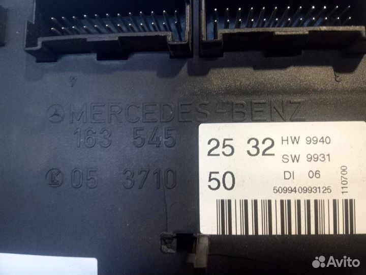 Блок комфорта Mercedes-Benz M-Класс W163 2000