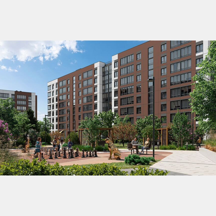 1-к. квартира, 36,7 м², 6/8 эт.